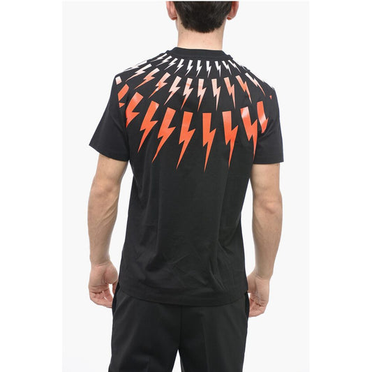 Slim Fit Crew-Neck T-shirt with Gradient Print