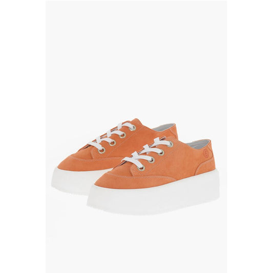 MM6 Suede Low-Top Sneakers With Contrast Platform 5,5cm