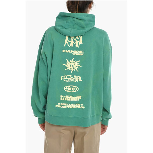 Back Printed Brushed Cotton RIVERS LOGOS Hoodie