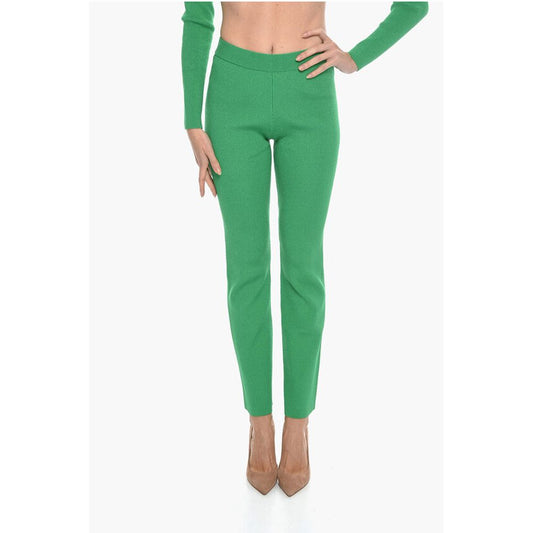 VANESSA HONG High-Waisted Ribbed BRIANNA Pants