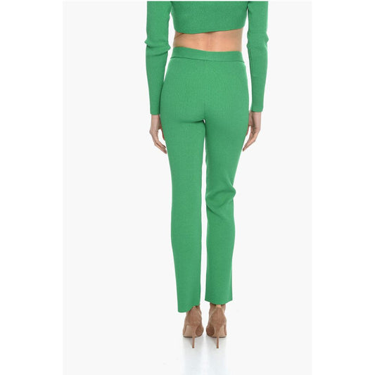 VANESSA HONG High-Waisted Ribbed BRIANNA Pants