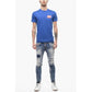 Plain T-shirt with D2 Print