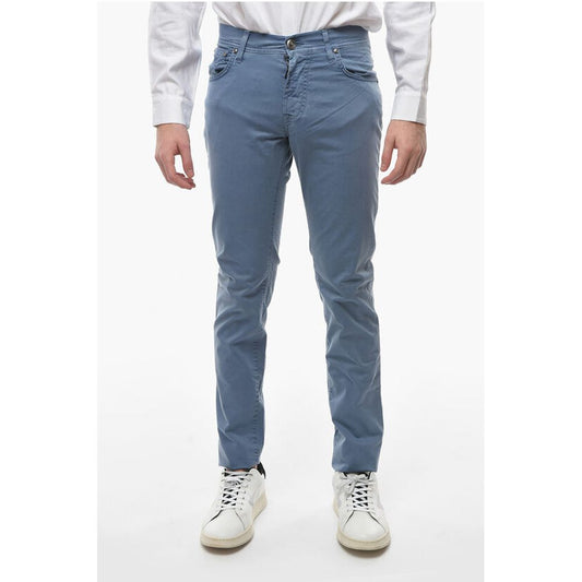 ID LUXURY DENIM Stretchy-cotton 5-pocket Pants