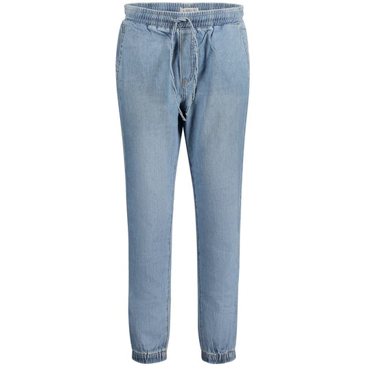 Light Blue Cotton Women Jeans