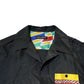 Black Silk Short Sleeves Men Casual Shirt