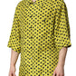 Yellow Heart Short Sleeves Men Casual Shirt
