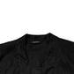 Black Linen Long Sleeves Men Casual Shirt