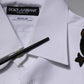 White GOLD Embellished Formal Men Dress Shirt