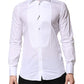 White GOLD Crown Cotton Dress Formal Shirt