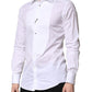 White GOLD Crown Cotton Dress Formal Shirt