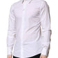 White Cotton Long Sleeves Dress Formal Shirt