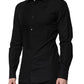 Black GOLD Long Sleeves Dress Formal Shirt