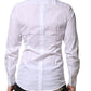 White GOLD Long Sleeves Men Dress Formal Shirt