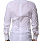 White GOLD Long Sleeves Dress Formal Shirt