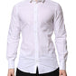 White GOLD Long Sleeves Dress Formal Shirt