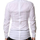 White GOLD Long Sleeves Men Dress Formal Shirt