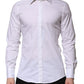 White MARTINI Long Sleeves Dress Formal Shirt