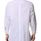 White GOLD Long Sleeves Dress Formal Shirt