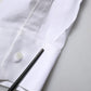 White Cotton Long Sleeves GOLD Formal Shirt