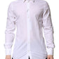 White GOLD Long Sleeves Dress Formal Shirt