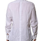White Bib Cotton Poplin GOLD Formal Shirt