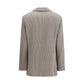 Ribbed deisgn lurex Jacket
