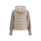 Wool sleeved Down Jacket