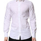 White Cotton GOLD Long Sleeves Formal Shirt