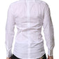 White Cotton GOLD Long Sleeves Formal Shirt