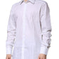 White GOLD Long Sleeves Dress Formal Shirt
