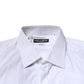 White GOLD Long Sleeves Dress Formal Shirt