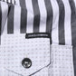 White Gray Striped Cotton Men Casual Shirt