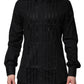 Black Cotton GOLD Mens Dress Formal Shirt