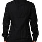 Black Cotton GOLD Mens Dress Formal Shirt