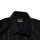 Black Cotton GOLD Mens Dress Formal Shirt