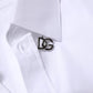 White Cotton GOLD Long Sleeves Formal Shirt