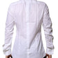 White Bib Cotton Poplin GOLD Men Formal Shirt
