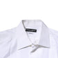White Bib Cotton Poplin GOLD Men Formal Shirt