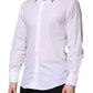 White MARTINI Long Sleeves Men Formal Shirt