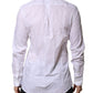 White MARTINI Long Sleeves Men Formal Shirt
