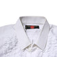 White Cotton Ruffled Detailing Formal Shirt