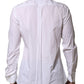 White MARTINI Long Sleeves Men Formal Shirt
