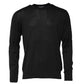 Black Cotton DG Logo Men Sweatshirt Sweater