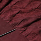 Bordeaux Silk Knit Crew Neck Pullover Sweater