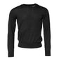 Gray Cashmere Crew Neck Sweatshirt Sweater