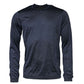 Dark Blue Silk Crew Neck Sweatshirt Sweater