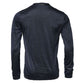 Dark Blue Silk Crew Neck Sweatshirt Sweater
