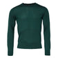 Green Cashmere Crew Neck Sweatshirt Sweater