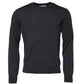 Dark Gray Wool Crew Neck Sweatshirt Sweater