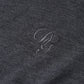 Dark Gray Wool Crew Neck Sweatshirt Sweater